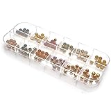 Youmeizer 120pcs Tiny Mini Doll Pearl Buttons Size 4mm(5/32') for Doll Clothing Accessories DIY Supplies (12 Colors Mixed)