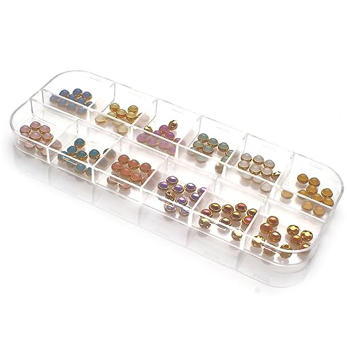 Youmeizer 120pcs Tiny Mini Doll Pearl Buttons Size 4mm(5/32") for Doll Clothing Accessories DIY Supplies (12 Colors Mixed)