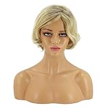 short wigs for round faces Wig Color: as the picture shows. Kindly Remind: Slightly Color Difference between Different Monitors