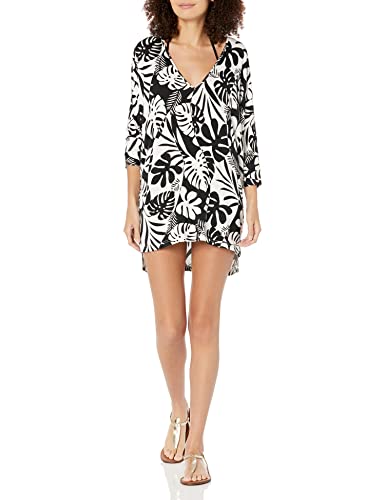 Sunshine 79 Women's Short Sleeve Tunic Cover Up Dress