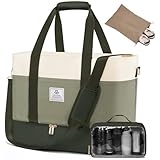 LOVEVOOK Grandes Bolsa de Viaje Mujer, Impermeable Macuto Viaje Bolsas Deporte Gimnasio Mochila Gym