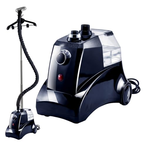 Spector 2200W Clothes Steamer Professional Garment Steamer for Clothes with 3.3L Detachable Water Tank 45s Fast Heat 73min Continuous Steam Standing Clothes Steamer with Adjustable Pole Hanger
