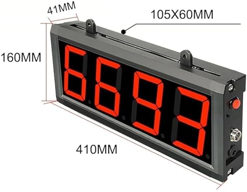 Laser Sensor Counter Electronic Digital Counter Single Probe Objects Totalizer with Remote Control 4-Digit LED Display Up to 9999 for Factories Workshops Production Line