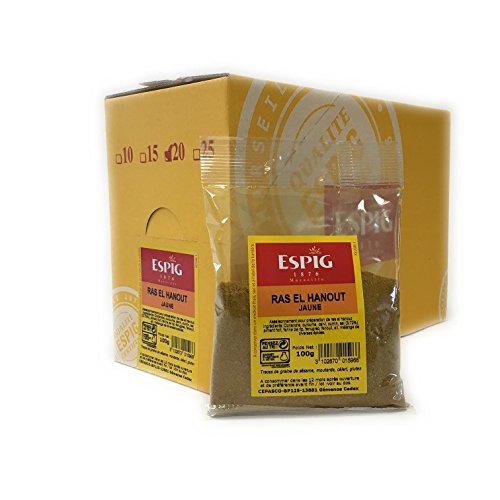 De especias Ras el hanout molido polvo 100 g Raz el hanout