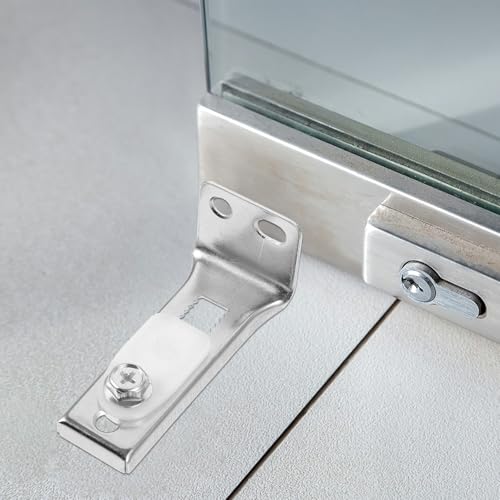 Kit de Reparación para Herrajes de Puertas Abatibles: Pivotes Superiores y Guía para Puertas Empotrables, para Armarios y Mejoras del Hogar miniatura 4