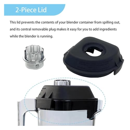 Tapa compatible para vaso Vitamix 48 oz y 32 oz miniatura 4