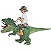One Casa Inflatable Dinosaur Costume Riding T Rex Air Blow up Funny Party Halloween Costume for Kids (4-6 Yrs)