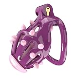Men's Fitness Cage Protection Cage (Curved),Pink Silicone Spikes Removable,Strength Exercise Accessories (US-A148) (D5Z)