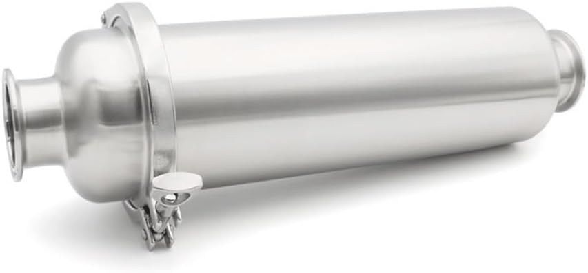 304ss Sanitary Inline Strainer Filter for 25-51mm Tri Clamp Tube Pipe - 100 Mesh, 1PC(38mm Ferrule50.5)