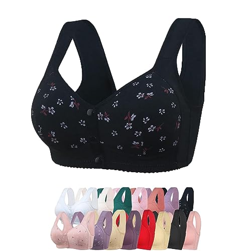 Image of Daisy Bra for Seniors, Front Snap Closure Bras, Front Snaps Daisy Bras for Older Women