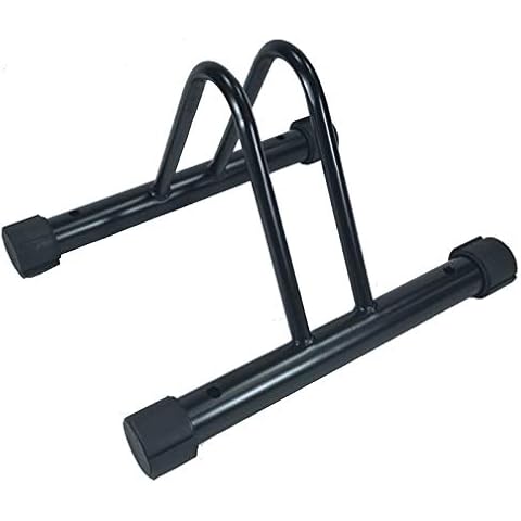 Miraise Bike Rack Floor Parking Single Indoor Home Storage Garage Bicycle Rack Stands - 2" Max Tire Width Cover