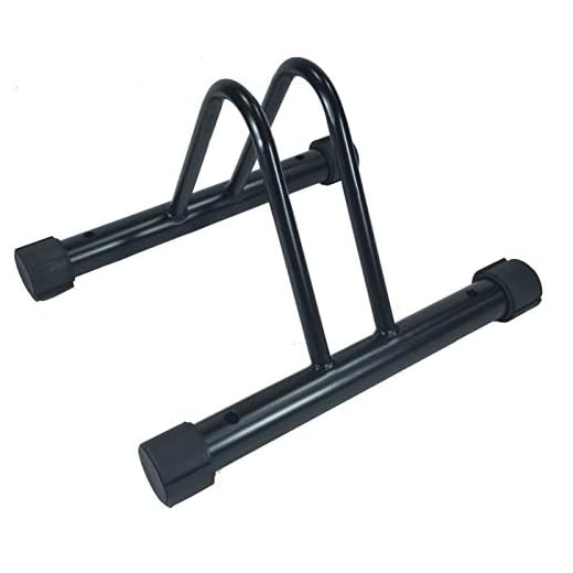 Miraise Bike Rack Floor Parking Single Indoor Home Storage Garage Bicycle Rack Stands - 2" Max Tire Width