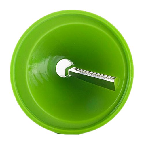 Jufjsfy 1 Piece Spiral Funnel Vegetable Grater ABS Stainless Steel Carrot Cucumber Slicer Chopper Vegetable Quick Blade Knife - Image 6
