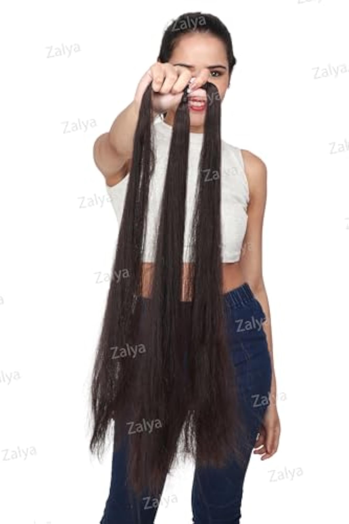 Artificial Long Hair Extensions for Women & Girls, Extra Braid Attach