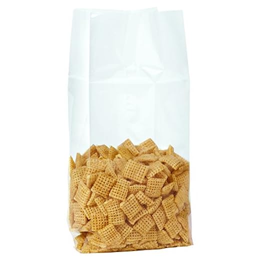 Clear Gusseted Polypropylene Bags for Food
