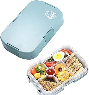 homchen Kids Bento Box, Lunch Boxes with 6 Compartments Food Storage for Adults Kids Office School Picnic