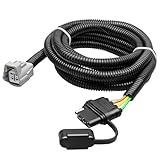 Oyviny Custom 4 Way Trailer Wiring Harness Fits for 2001-2002 Toyota Higlander/4Runner/Land Cruiser, 2001-2007 Lexus LX 470/2001-2003 RX 300, Factory Tow Package Required