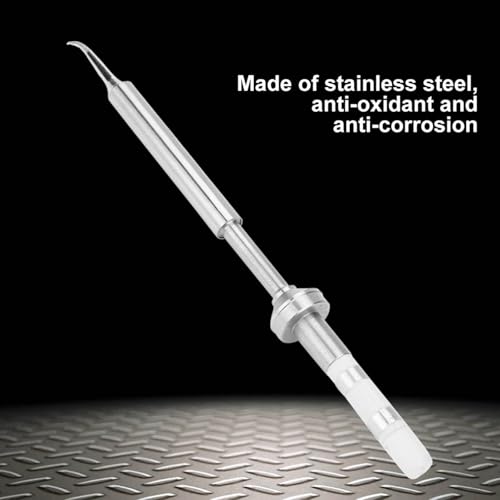 Image of TS100-JL02 Soldering Iron Tip,Solder Iron Tip Replacement for TS100 Soldering Iron,Stainless Steel Quick Heating Replacement Mini Pen Type soldering iron tips(TS-JL02)