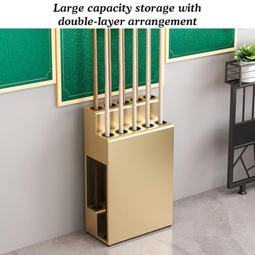 Porte-queues de billard vertical pour 10 queues de billard