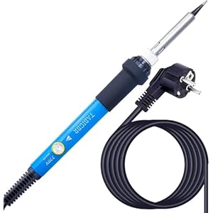 Soldeerset soldeerbout instelbaar, met instelbare temperatuur 200-450 °C, 3e versie, elektronische soldeerbout, digitaal soldeerstation 220 V, 60 W