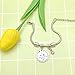 Imagen de MNBVBV Pulsera Tía Regalo pulsera tía sobrina con Grabado Colgante: La mejor tía del mundo Regalos de cumpleaños para Mujer Pulsera de Plata