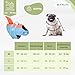 Mobiclinic®, Schwimmweste Hund, Haifischflossen-Design, Rettungsgriff, Verstellbares Geschirr, Leinenring, Hoher Auftrieb und Gute Sichtbarkeit, Sharky, Leicht, Schwimmen, Surfen, Segeln