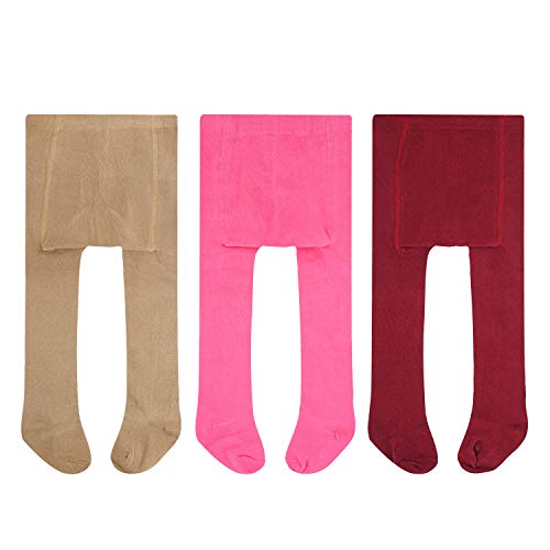 mini eggs Baby Toddler Girls Tights Knit Cotton Leggings Pants for Infant Stockings 3 Pack