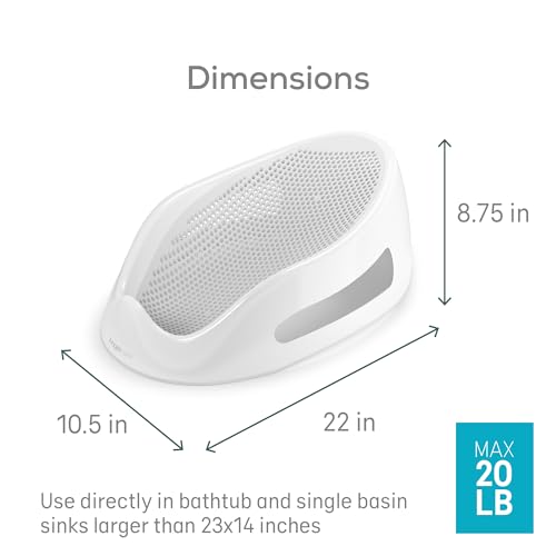 Angelcare Baby Bath Support (Gray) - Best Newborn Baby Bath Support Image 8