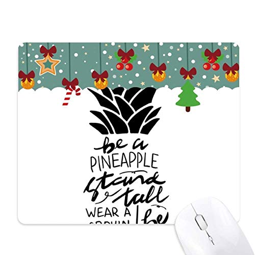 Tapis de souris pour jeu en caoutchouc motif ananas Be a Pineapple