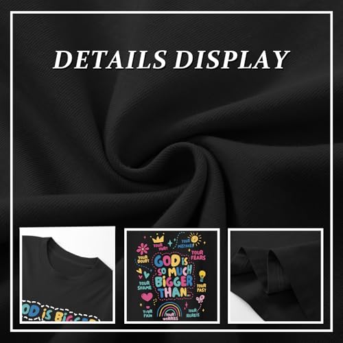 Image of Sulayesh Girls Cute Christian Shirts Jesus God Faith Bible Verse Tshirt for Kids Religious Inspirational Graphic Tees Tops
