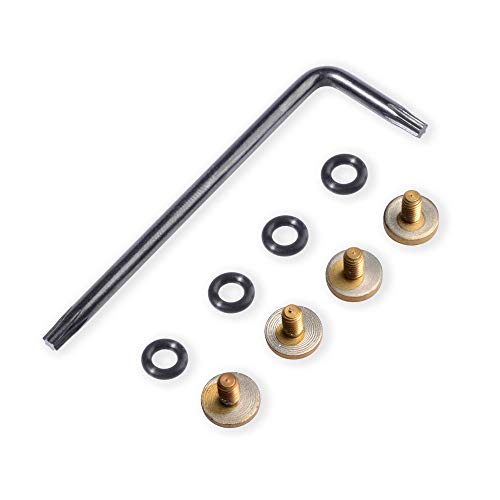 Cool Hand Customized Grips Screws For Beretta 92Fs, 92S, M9, 92A1, 96A1, 92 Inox, 4 Stainless Steel Screws, 4 O Rings, T10 Torx Key, Gold, Sb92-1-G #TOP1