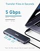 Anker USB C Hub, 5-in-1 USBC to HDMI Splitter with 4K Display, 1 x Powered USB-C 5Gbps & 2×Powered USB-A 3.0 5Gbps Data Ports for MacBook Pro, MacBook Air, Dell and More