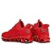 Mens Walking Running Shoes Casual Fashion Tennis Sneakers Blade Comfort Non Slip Work Athletic Sport Red