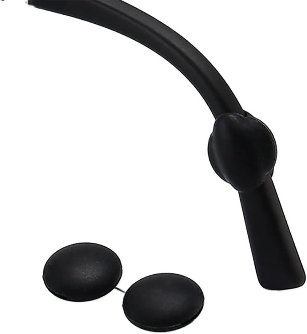 Durable 20pairs Glasses Ear Grips Silicone Anti-Slip Eyeglass Temple Tip Sleeve Retainer