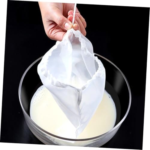 Filtro de malla fina reutilizable para leche vegetal y yogur casero saludable en familia 6