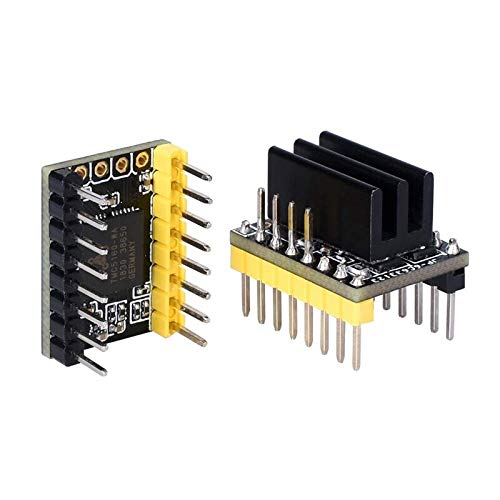 Lysee 3D Printer Parts & Accessories - TMC5160 V1.2 Stepper Motor StepStick Mute Silent Driver Support SPI with Heatsink for 3D Printer Control Board - (Color: Black)