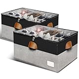 RONCHIL Organizador de zapatos para armario, grandes contenedores de