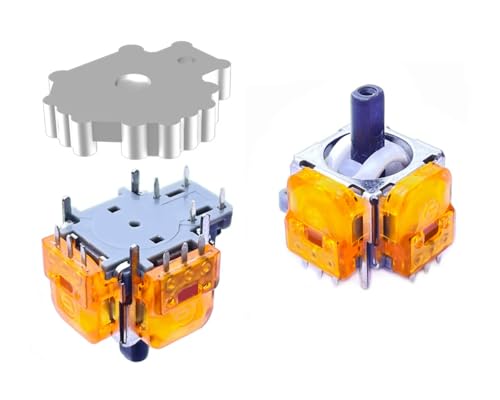 Image of ElecGear 2X TMR Joystick and Desoldering Heating Plate Replacement for Switch Pro 1 Controller, TMR Hall Control Stick and Soldering Wick Repair Tools - (TMR-NSPro1)