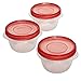Rubbermaid TakeAlongs Twist & Seal Food Storage Containers, 2 Cup, 3 Count
