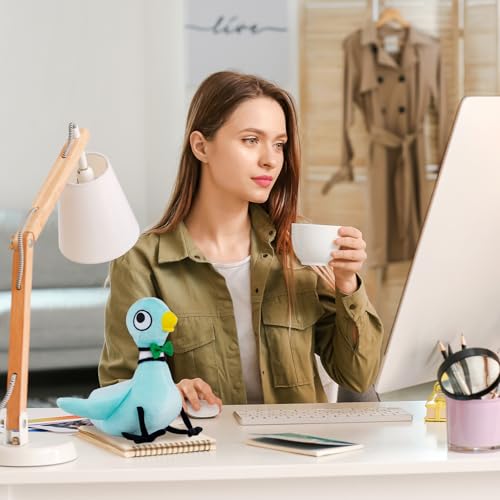2pcs Pigeon Stuffed Animal Pigeon Plush with Small Little Duckling Soft Bird Plush Toy Birthday Gifts for Kids, Big Eyes, 12 in by TSRDLVC - Used condition - Image 4