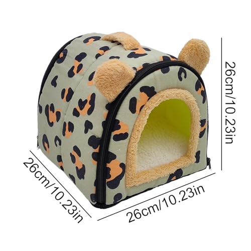 Cachette pour lapin et maison chaude pour hamster intérieur et extérieur