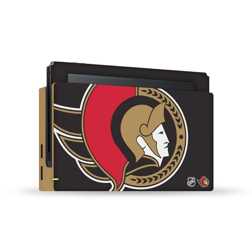 Autocollant de jeu peau Ottawa Senators vinyle protection console Nintendo Switch dock NHL
