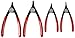 4 Piece Convertible Retaining Ring Pliers Set