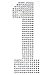5.25" Tall Large Jersey Number One Rhinestone Iron on Hotfix Transfer Number Bling DIY