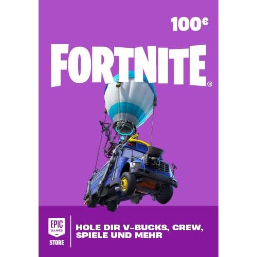 Fortnite-Geschenkkarte 100€ │ Digital Code für Deutschland 100.00 EUR | PC Code