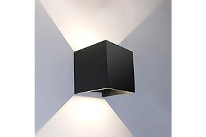 Cube LED Wall Lamp: Illuminate Your Spaces with Sleek Geometry
