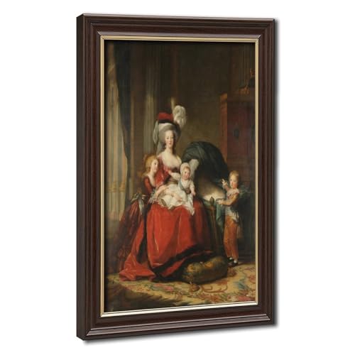 Impression sur toile Marie Antoinette 20cm par Vigée Le Brun pour salon