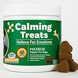 Calming Dog Treats，Dog Calming Tablets That Work，120 Anxiety Relief Chews for Dogs ，Naturally Relieves Stress, Barking, And Hyperactivity, Helping Pets Stay Calm During Fireworks And Thunderstorms.