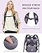 LOVEVOOK Travel Backpack For Women,50L Carry On Backpack Flight Approved,TSA Personal Item Travel Bag Fits 18 Inch Laptop,Business Weekender Overnight Daypack with Toiletry Bag and Cube
