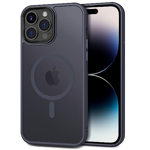 Image of CACOE Magnetic Case for iPhone 14 Pro 6.1 inch, Dark Blue